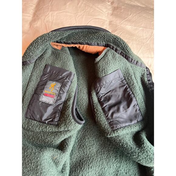 Browning shooting vest fleece mens large trapper upland hunting target Oneka - Picture 10 of 11